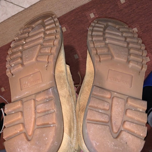 Chicago boots used, men's size 42, beige brown