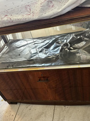 Antique vitrin used