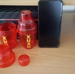 XuXu plastic cocktail shakers, set of 2