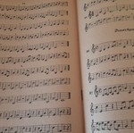 Solfege exercises used, set of 4 booklets in Greek