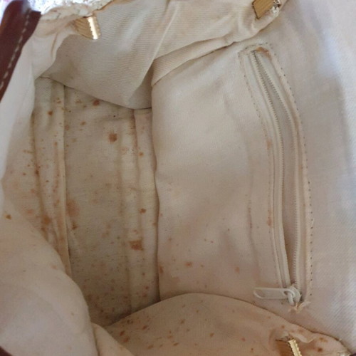Straw crossbody bag used