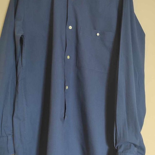 Achille Saridis shirt new unworn blue medium-large