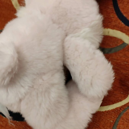 Plush Bunny Pink like new, soft 32 cm height