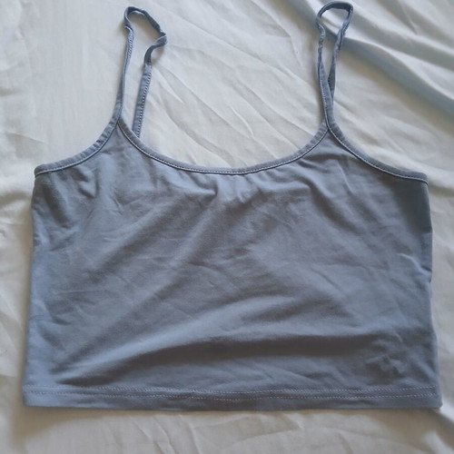 Lot of 4 summer crop tops and tank tops used, size S/M