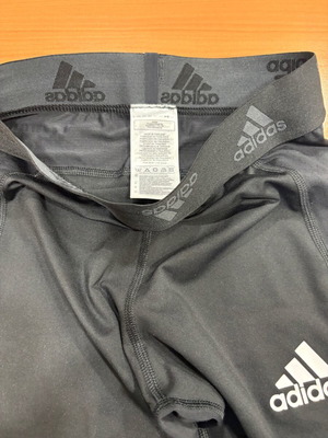 Adidas men's short sports leggings new, black