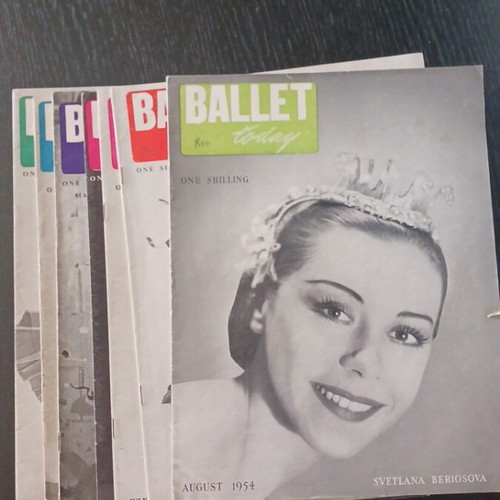 Ballet Today magazines used, lot of 6, 1954-1955
