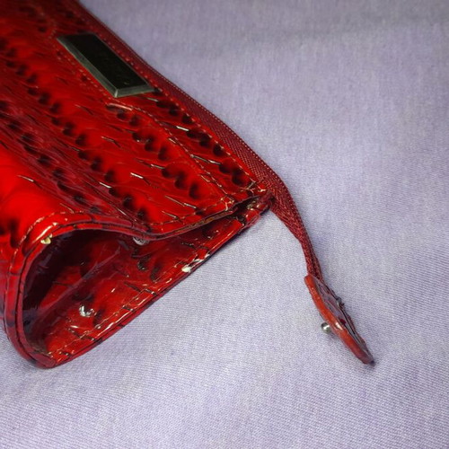 Jimmy Choo bag/wallet used, red handheld
