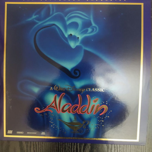 Aladdin Disney Laser Disc like new