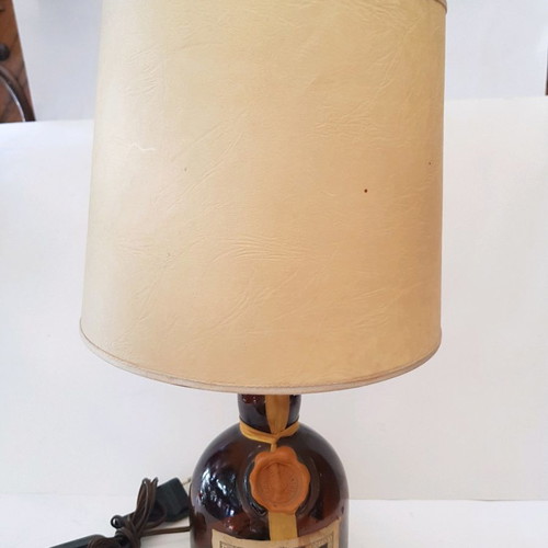 Table lamp used, height 38.5 cm