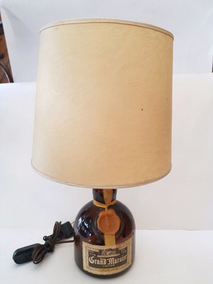 Table lamp used, height 38.5 cm