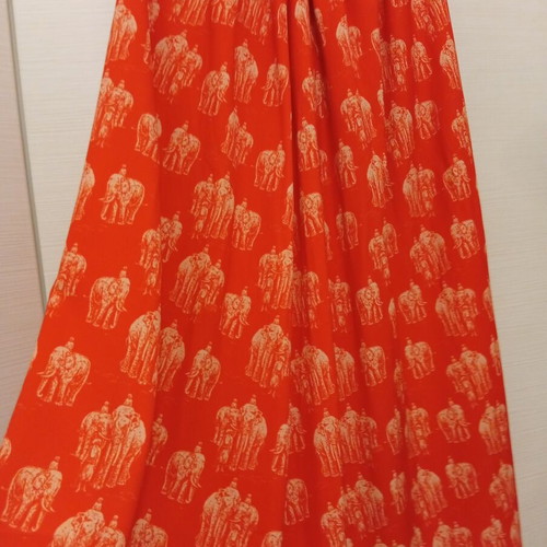 Karavan set, red and orange