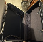 Samsonite large suitcase like new, blue, hard shell with wheels