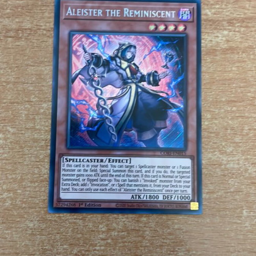 Aleister the Reminiscent Yu-Gi-Oh! card secret rare