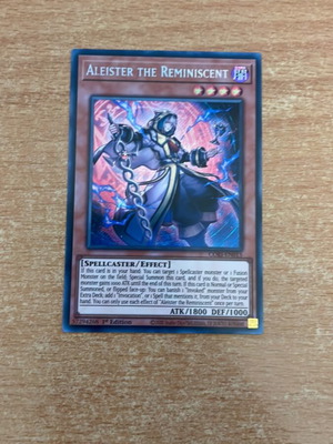 Aleister the Reminiscent Yu-Gi-Oh! card secret rare