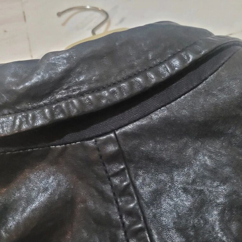 Blazer δερμάτινο DKNY σαν καινούργιο, μαύρο, μέγεθος Small