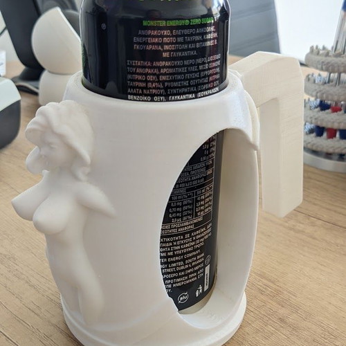 Drink Can Holder with Figure of Proumni and Handle new