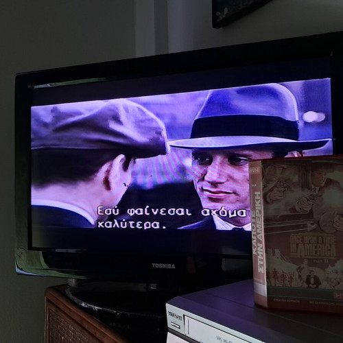 Once Upon a Time in America VHS used, PAL edition with Greek subtitles