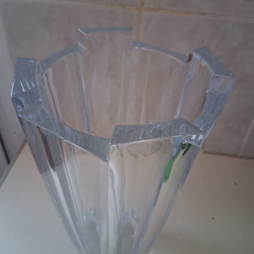 Rogaška Nova Crystal Vase 28cm like new, vintage design