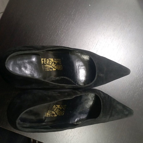 Ferragamo pumps used, size 37, black