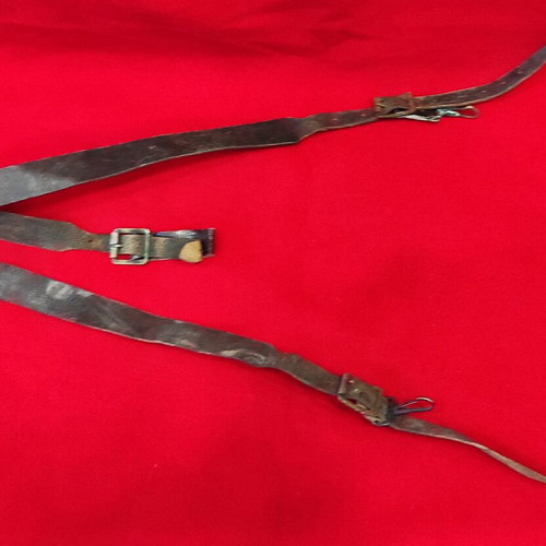 German leather Y-type harness from WWII, like new
