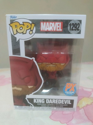 Funko Pop King Daredevil PX PREVIEWS Exclusive new