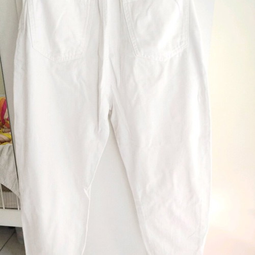Zara white women's denim pants like new, size S