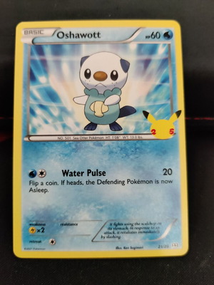 Κάρτα Pokemon Oshawot Official 21/25 25th Anniversary McDonald's καινούργια