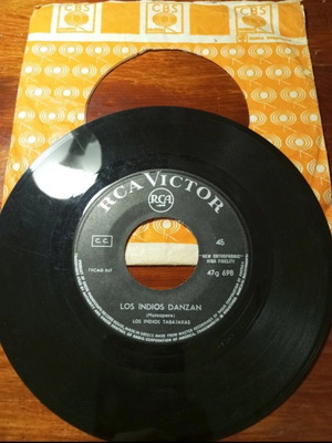 Los Indios Danzan 45rpm record used