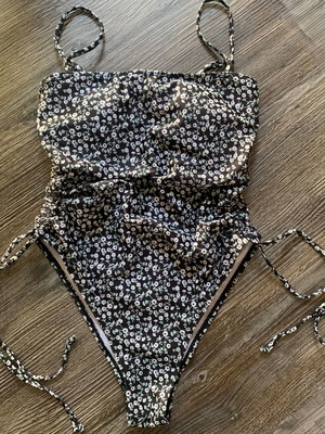 Boho one-piece swimsuit, new, medium