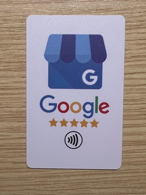 Google rating card new
