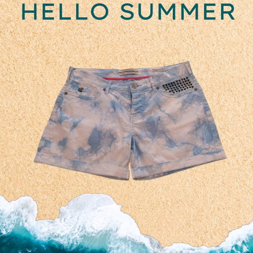 Maison Scotch women's tie dye shorts size M like new