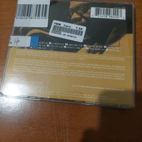 Joe Henderson The Definitive CD new, sealed