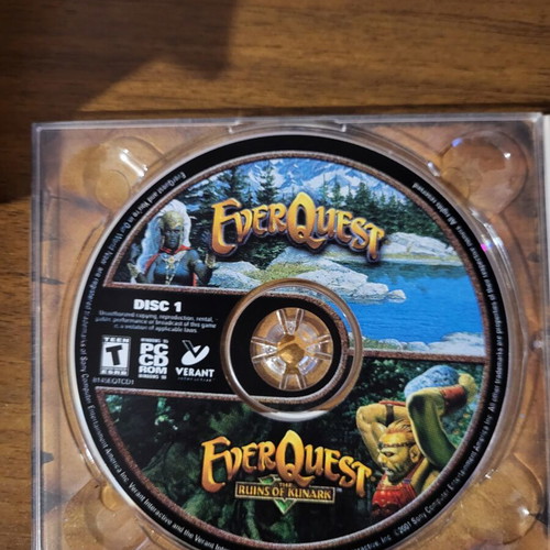 EverQuest Collectible PC Lot used, EverQuest II Limited Edition and Trilogy