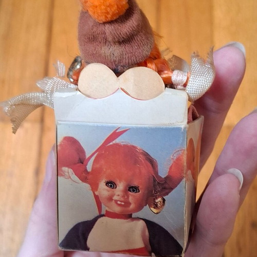 Vintage Pippi Longstocking doll by El Greco