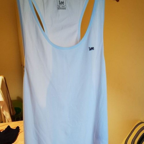 Lee sleeveless shirt white XL like new