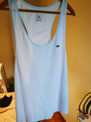 Lee sleeveless shirt white XL like new