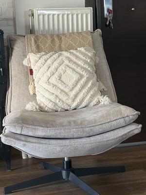 Swivel armchair, brand new, 70x96x80 cm