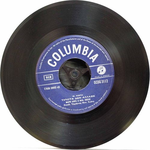 Diose Me & Tipota Den Allaxe 7'' Vinyl Used, Laiko