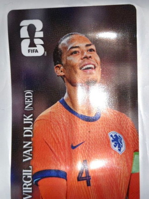 Virgil Van Dijk Coca Cola Panini Sticker new