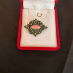 Vintage silver brooch used