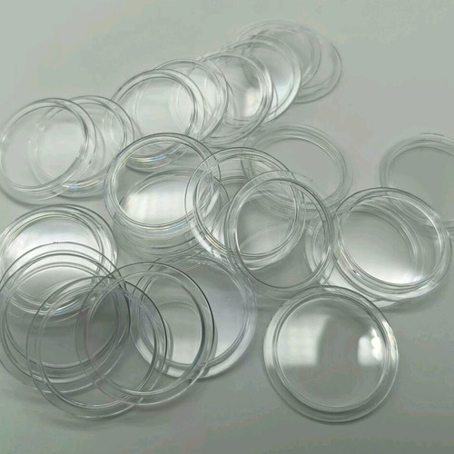 Leuchtturm 100 euro coin capsules new, crystal clear