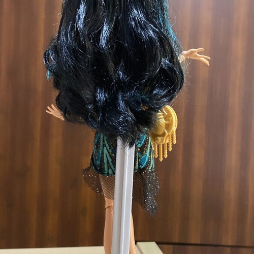 Monster High Cleo de Nile Frights Camera Action Doll 2014 used full set