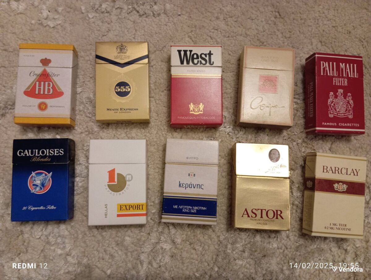 how much was a pack of cigarettes in the 80s COLLECTION (2) 12 DIFFERENT US EMPTY CIGARETTE BOXES 70s-80s FREE SHIPPING and Lucky Lights Back when candy cigarettes were
