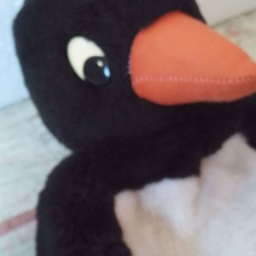 Plush puppet glove Penguin HABA used