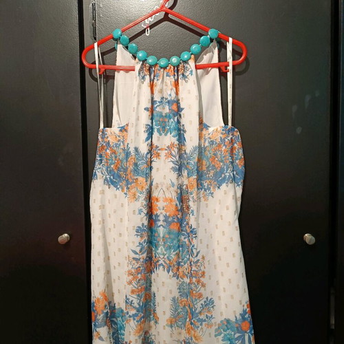 Toi&Moi summer dress like new, medium, decorative stones and back tie