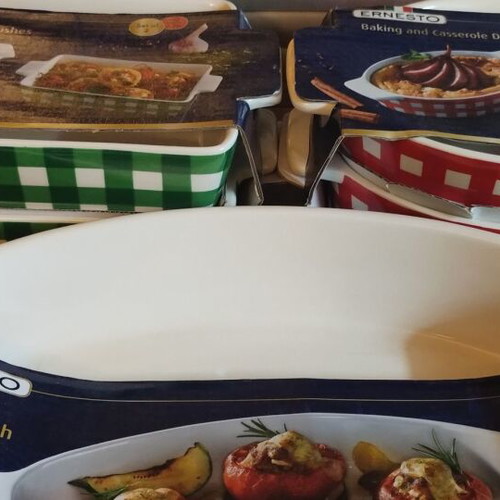 Ernesto baking dishes set of 5 new ceramic casserole pans