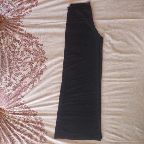 Lynne black elastic flare pants, size S
