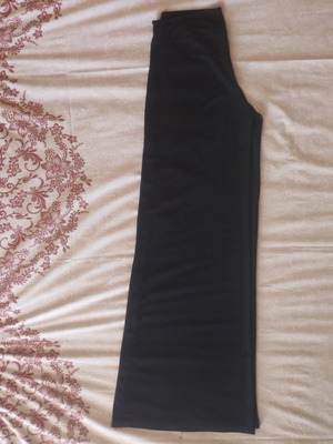 Lynne black elastic flare pants, size S