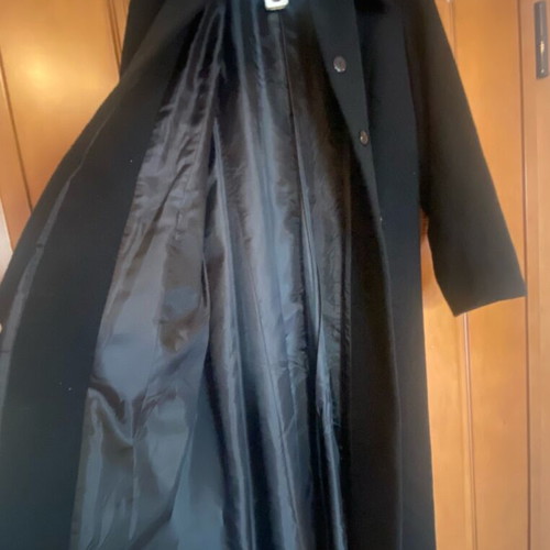 Anna Riska Black Long Coat New With Tags XL
