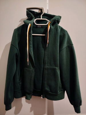 Bershka women's green cardigan like new